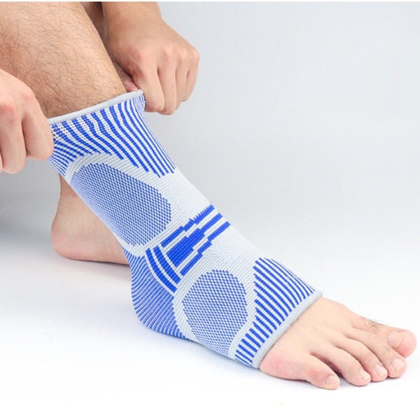 2-Pack: Ankle Support Brace Compression Breathable Wellness - DailySale