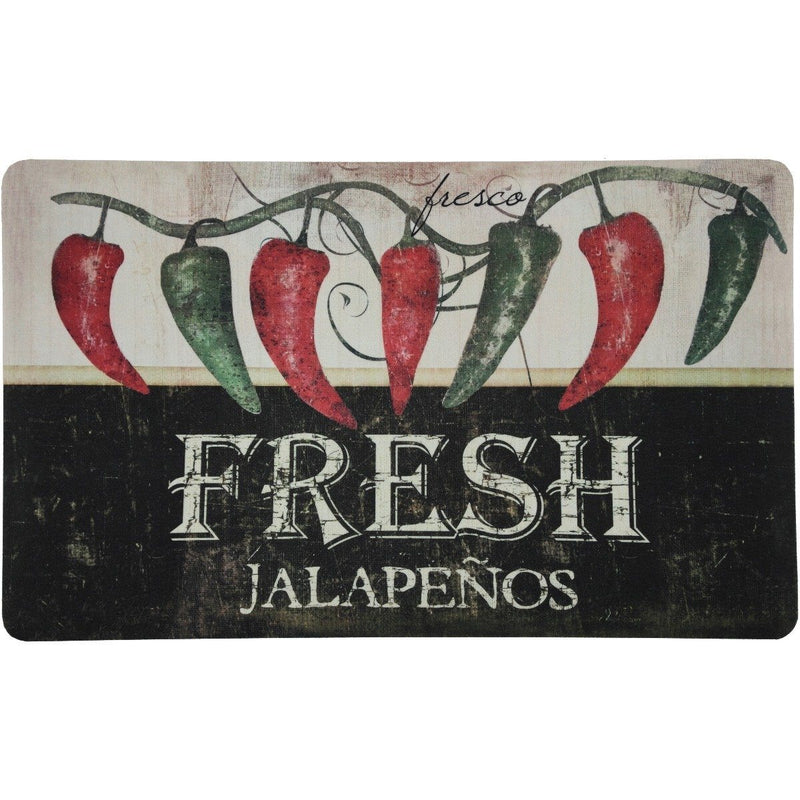 2-Pack: Anti-Fatigue Mats - Assorted Styles Home Essentials Jalapeños - DailySale