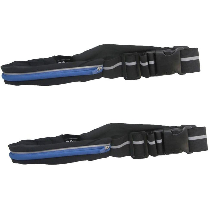 2-Pack: As Seen on TV Blue LED Light Up Running Go Belt Sports & Outdoors - DailySale