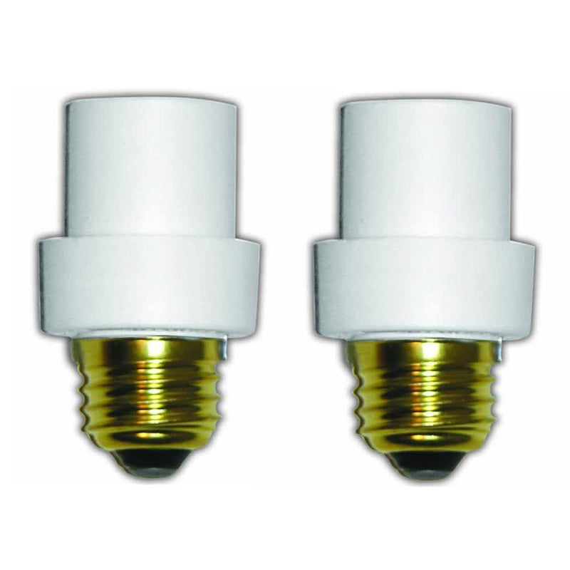 2-Pack: Automatic Lamp Sensors Dusk Dawn Security Light Bulb Socket Lighting & Decor - DailySale