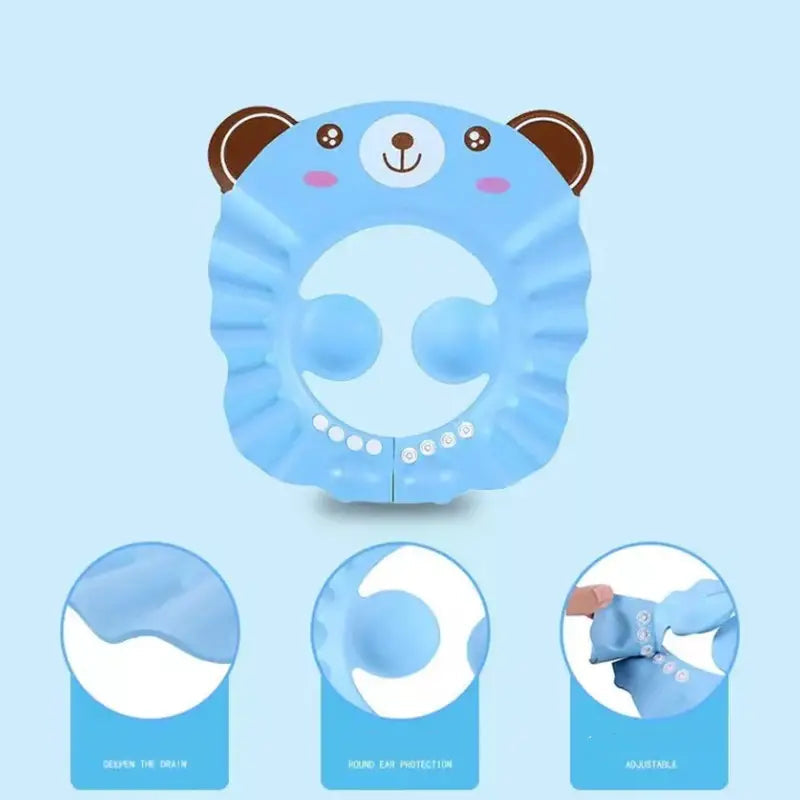2-Pack: Baby Shower Cap Shield Adjustable Baby - DailySale