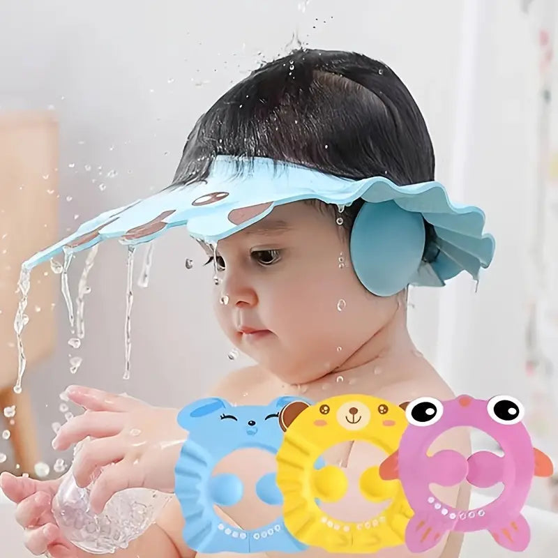 2-Pack: Baby Shower Cap Shield Adjustable Baby - DailySale