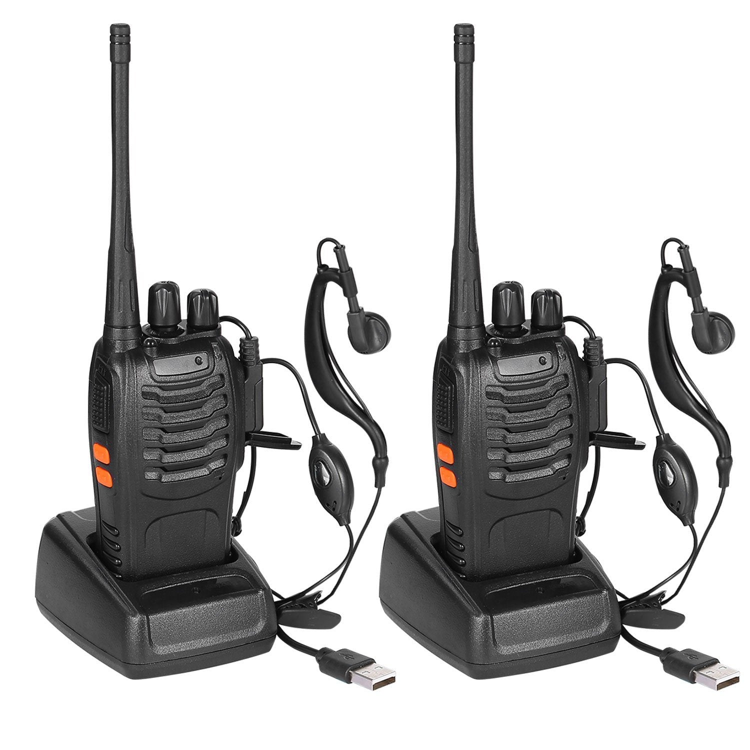 2-Pack: Baofeng BF-888S Walkie Talkies Two Way Radio Tactical - DailySale