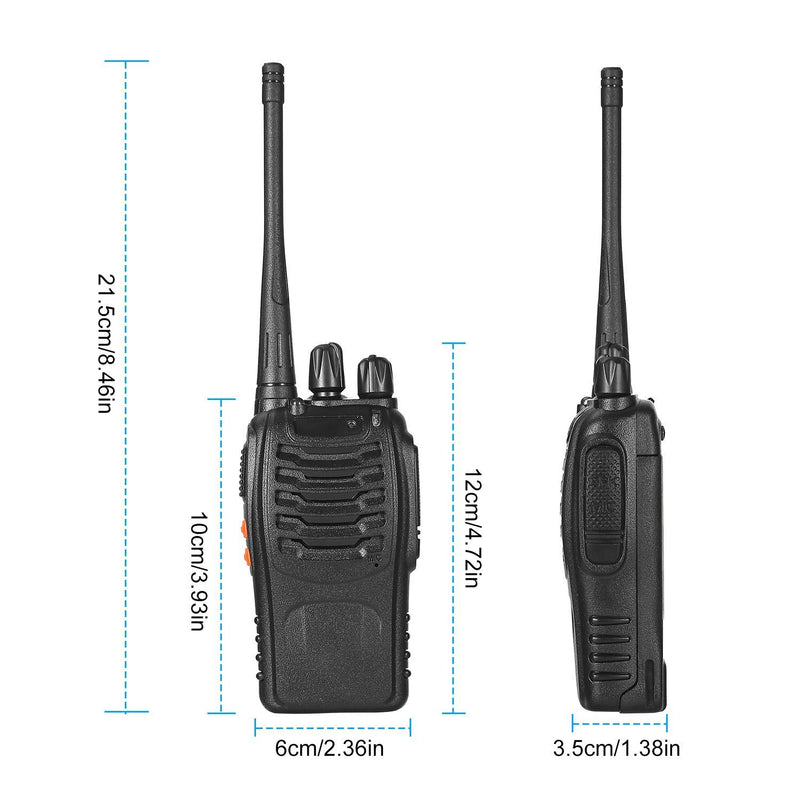 2-Pack: Baofeng BF-888S Walkie Talkies Two Way Radio Tactical - DailySale