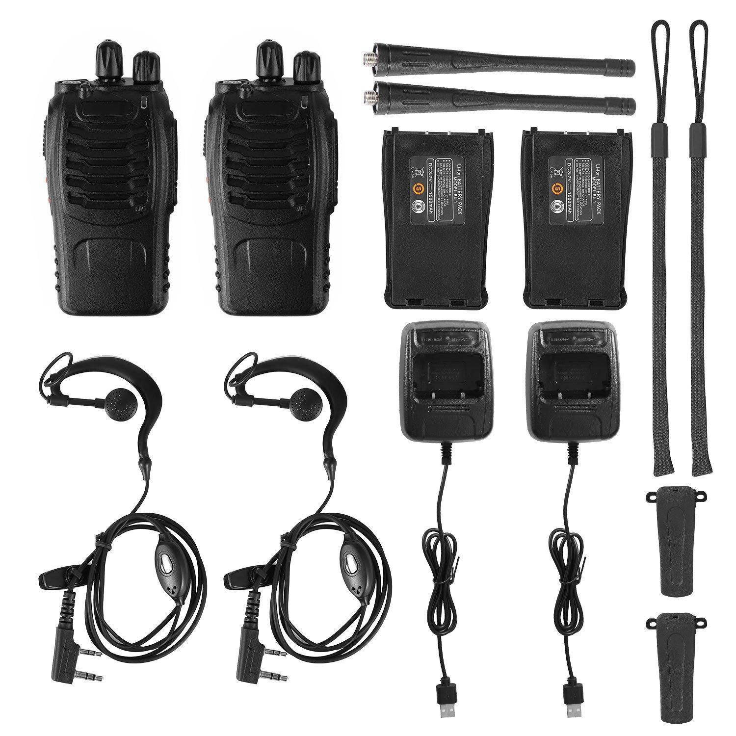 2-Pack: Baofeng BF-888S Walkie Talkies Two Way Radio Tactical - DailySale