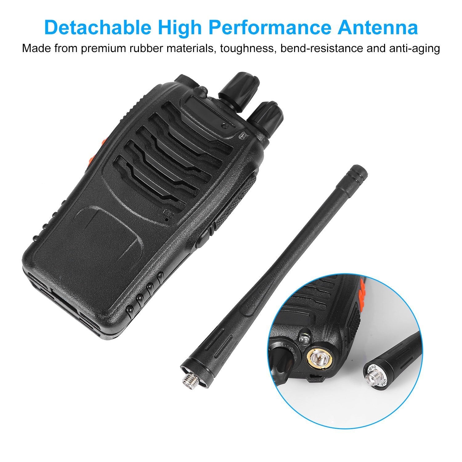 2-Pack: Baofeng BF-888S Walkie Talkies Two Way Radio Tactical - DailySale