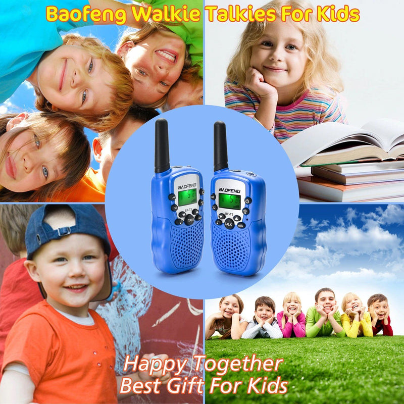 2-Pack: Baofeng Kids 2 Way Radio Walkie Talkies 22 Channel 3-5 Miles FRS/GMRS Toy Toys & Games - DailySale