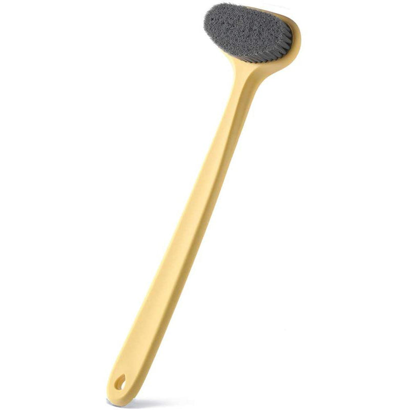 2-Pack: Bath Body Brush with Comfy Bristles Beauty & Personal Care Yellow - DailySale