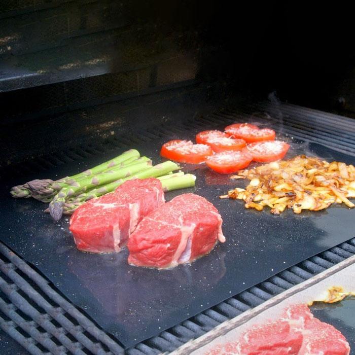 2-Pack: BBQ Copper Grilling Mats Kitchen Essentials - DailySale