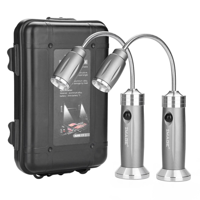 2-Pack: BBQ Grill LED Flashlight Goose Neck Outdoor Lamp Sports & Outdoors - DailySale
