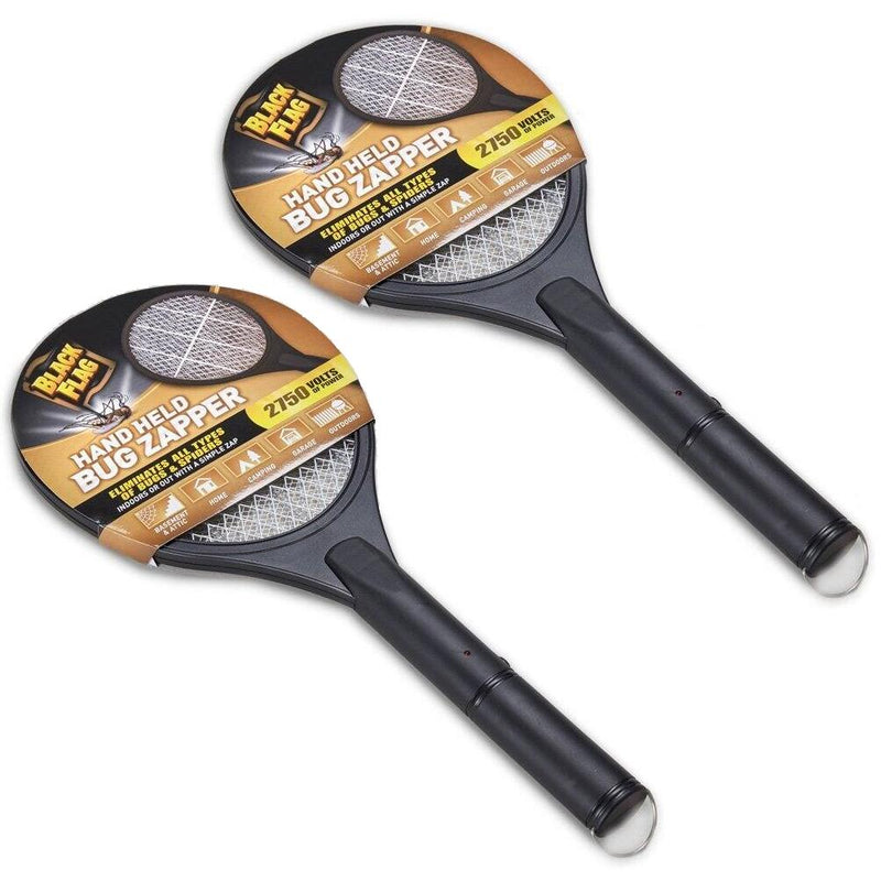 2-Pack: Black Flag Handheld Bug Zapper Rackets Sports & Outdoors - DailySale