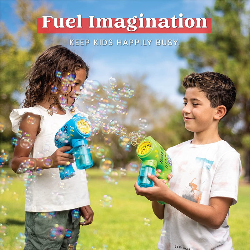 2-Pack: Blue and Green Bubble Gun Toys & Games - DailySale
