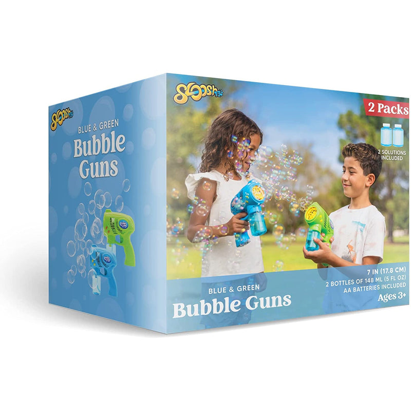 2-Pack: Blue and Green Bubble Gun Toys & Games - DailySale