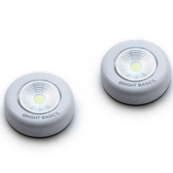 2-Pack: Bright Basics Ultra Thin Wireless LED Puck Lights Lighting & Decor - DailySale