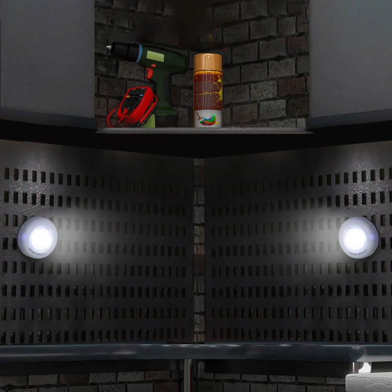 2-Pack: Bright Basics Ultra Thin Wireless LED Puck Lights Lighting & Decor - DailySale