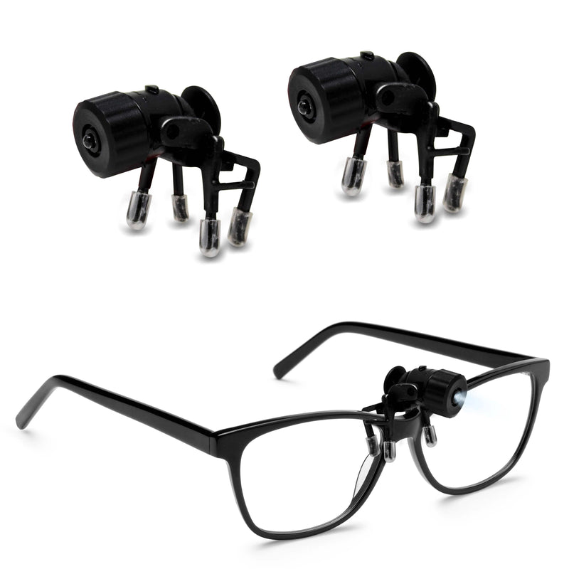 2-Pack: Bright Basics Universal Clip-On Led Glasses Light Everything Else - DailySale