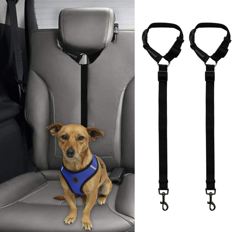 2-Pack: Bwogue Dog and Cat Safety Seat Belt Pet Supplies - DailySale