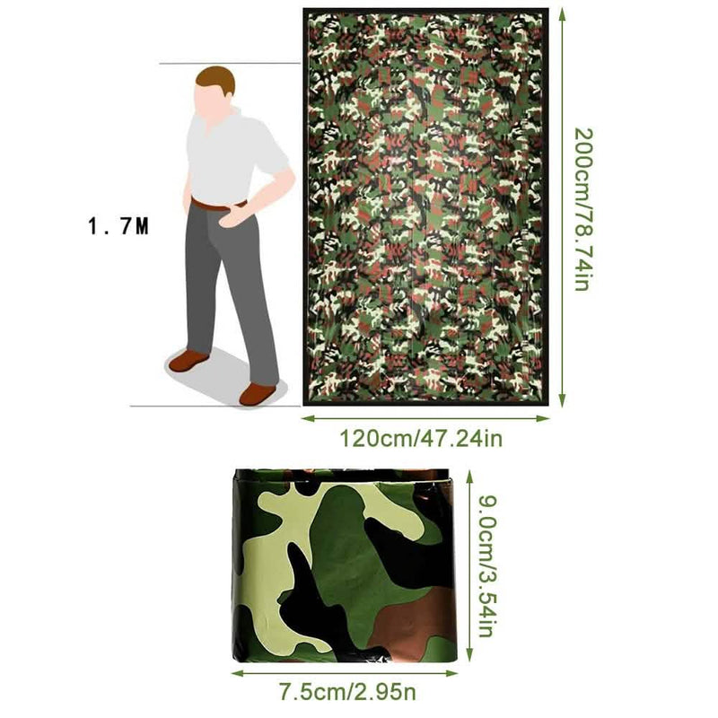 2-Pack: Camping Sleeping Bag Camouflage Sports & Outdoors - DailySale