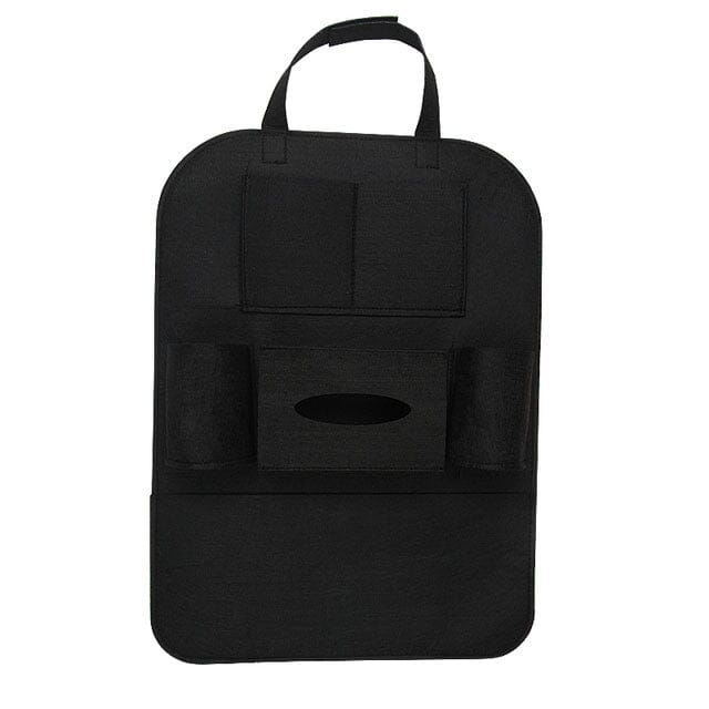 2-Pack: Car Seat Back Storage Bag Multifunctional Adjustable Backseat Storage Bag Automotive Black - DailySale