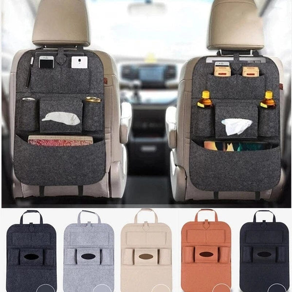 2-Pack: Car Seat Back Storage Bag Multifunctional Adjustable Backseat Storage Bag Automotive - DailySale