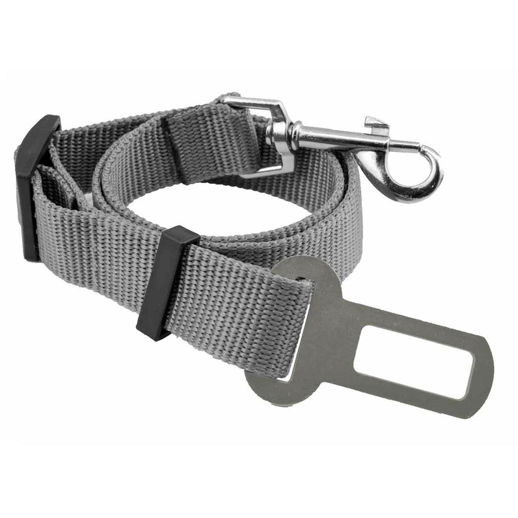 2-Pack: Car Seat Belt Clip for Pets Pet Supplies Gray - DailySale