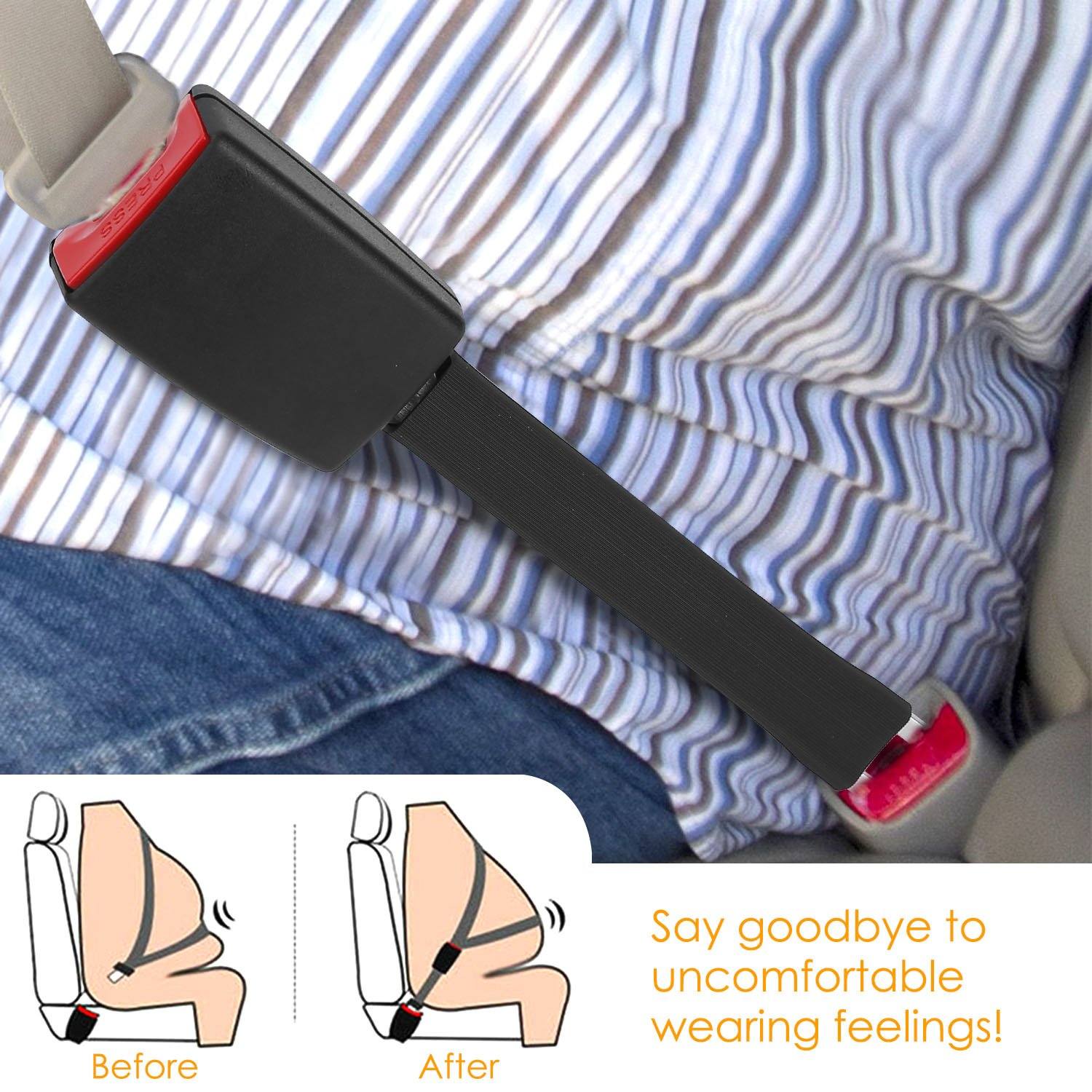 2-Pack: Car Seat Belt Extender Automotive - DailySale