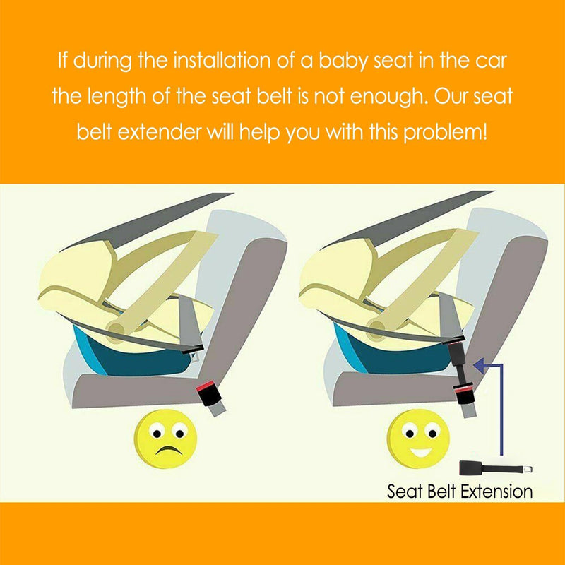 2-Pack: Car Seat Belt Extender Automotive - DailySale