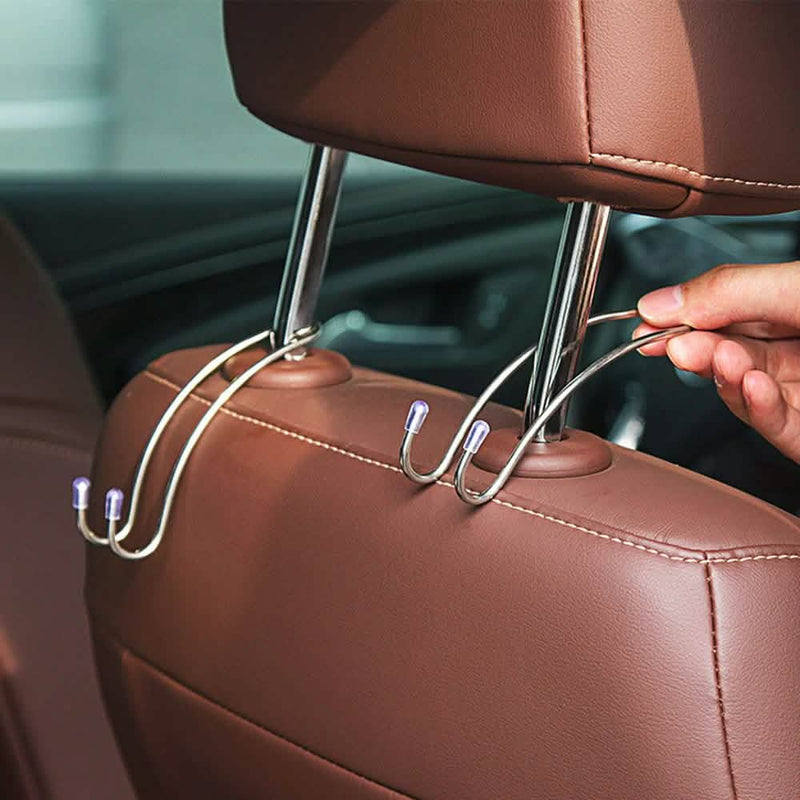 2-Pack: Car Seat Headrest Hook Hanger Automotive - DailySale