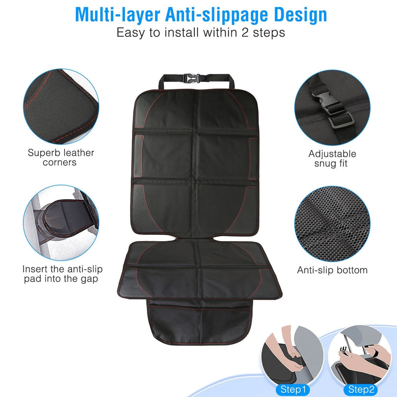 2-Pack: Car Seat Protector Cushion Mat Pad Automotive - DailySale