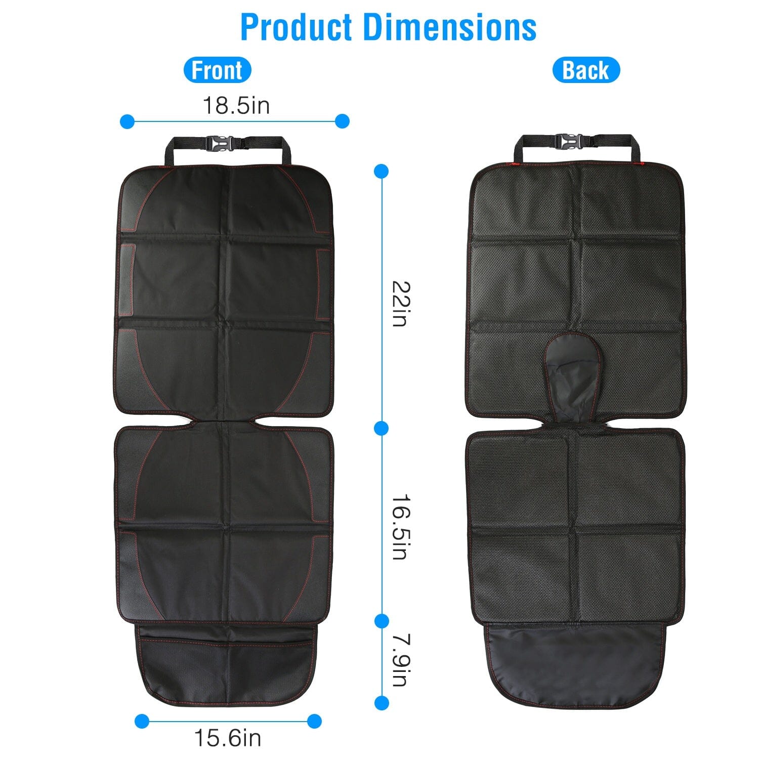 2-Pack: Car Seat Protector Cushion Mat Pad Automotive - DailySale