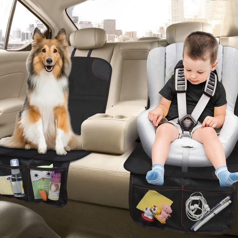 2-Pack: Car Seat Protector Cushion Mat Pad with Thick Padding Automotive - DailySale