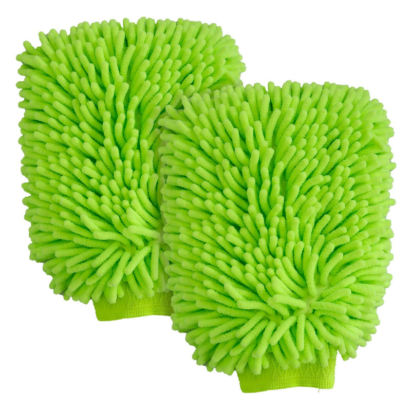 Car Washing Wool Mitt Automotive Cleaning Plush Gloves Breathable