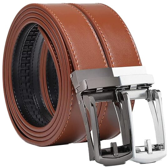 Men's Leather Belts for Men's Ratchet Dress Belt Black Brown with Automatic  Buckle Geniue belts for men Luxury Designer Belts Men High Quality