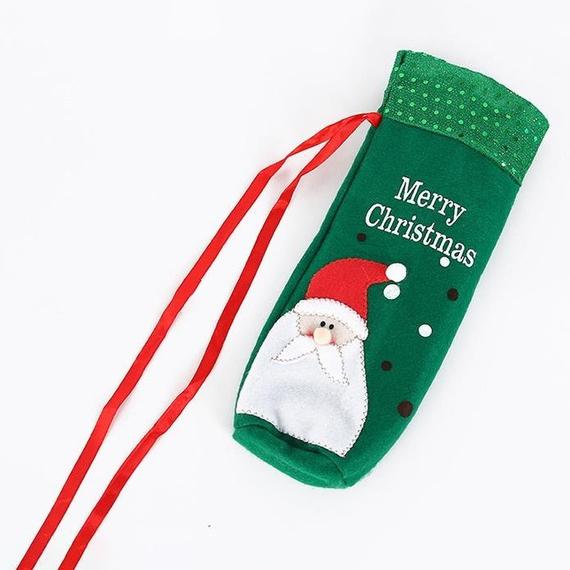 2-Pack: Christmas Decorations Red Wine Bag Holiday Decor & Apparel - DailySale