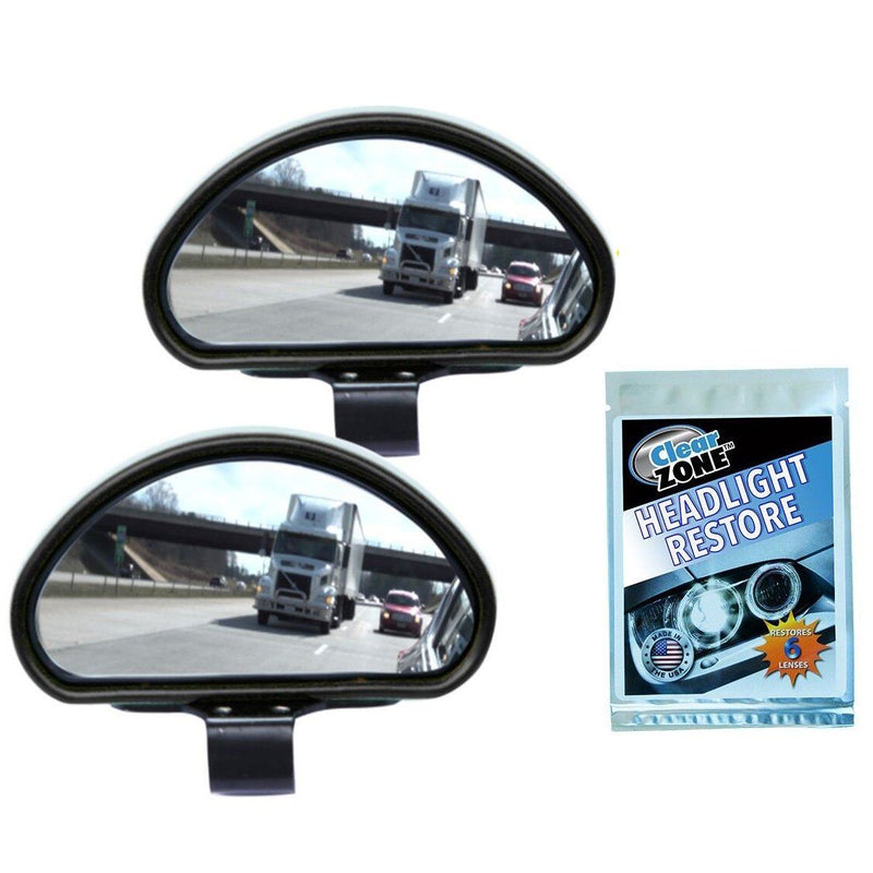 2-Pack: Clear Zone Mirror Auto Accessories - DailySale