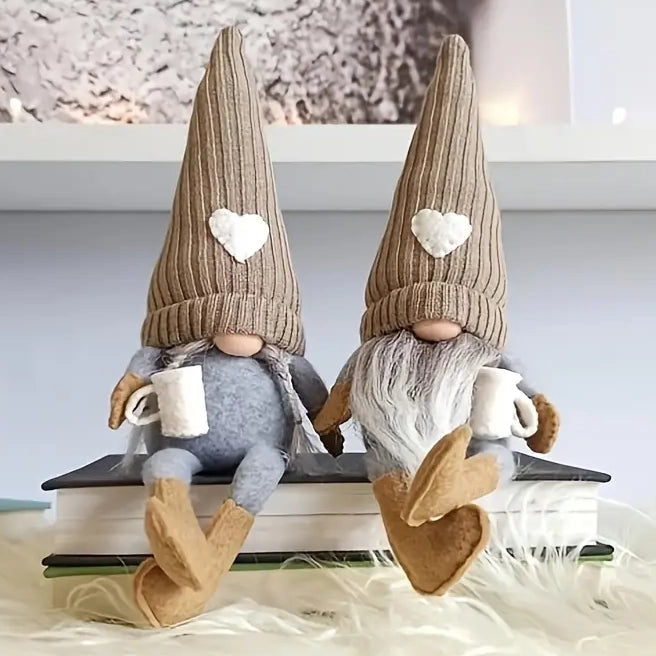 2-Pack: Coffee Gnome Plush Doll