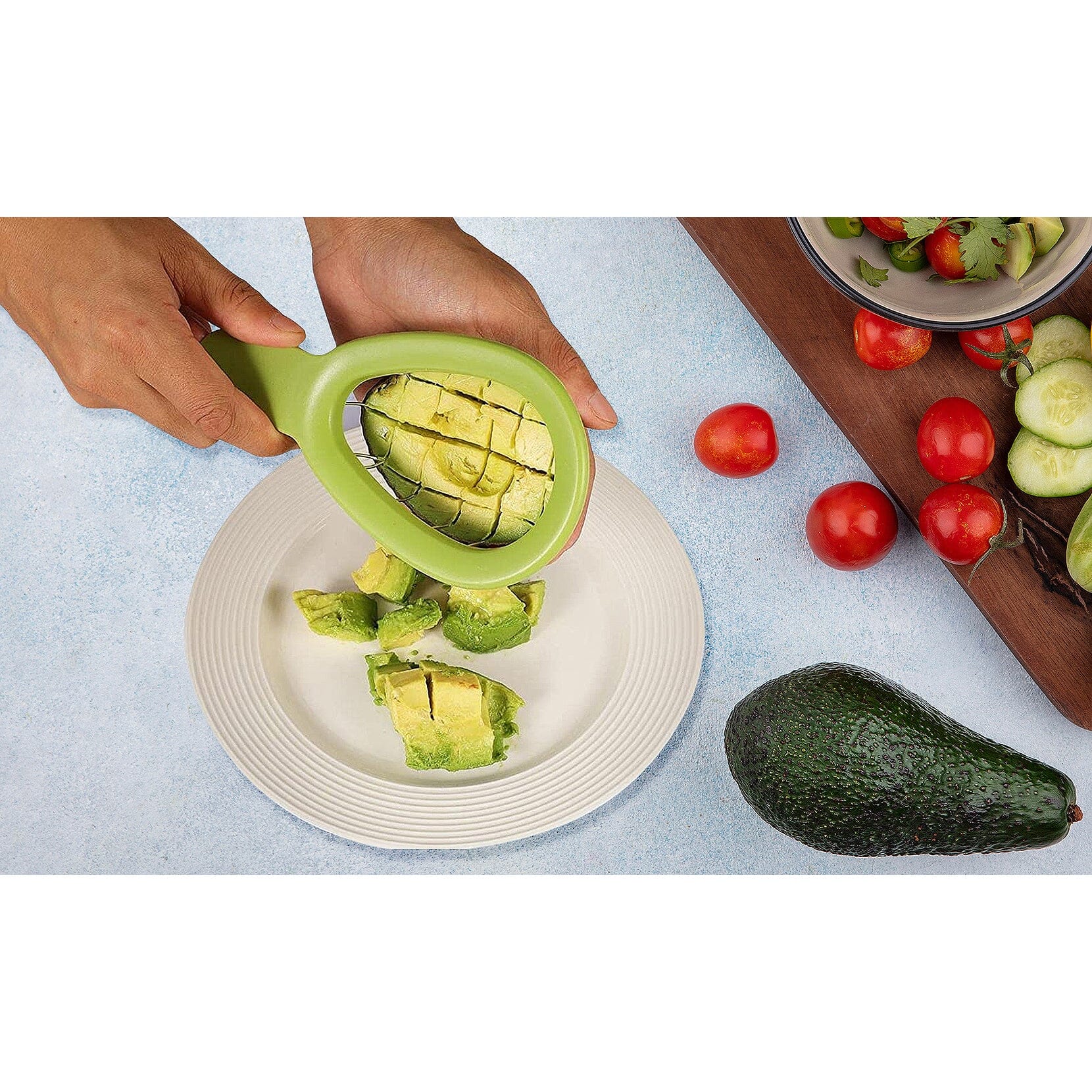 2-Pack: Complete Avocado Slicer Seed Remover Cubber Cutter Kitchen Tools & Gadgets - DailySale