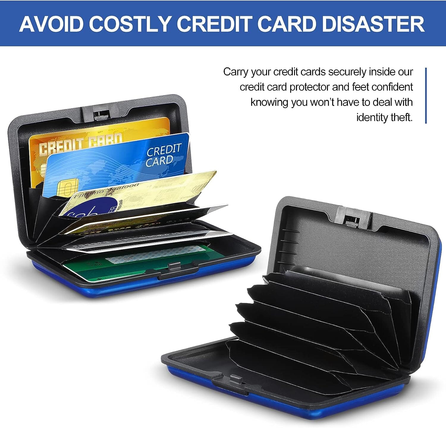 2-Pack: Credit Card Holder Slim Mini RFID Blocking Bags & Travel - DailySale