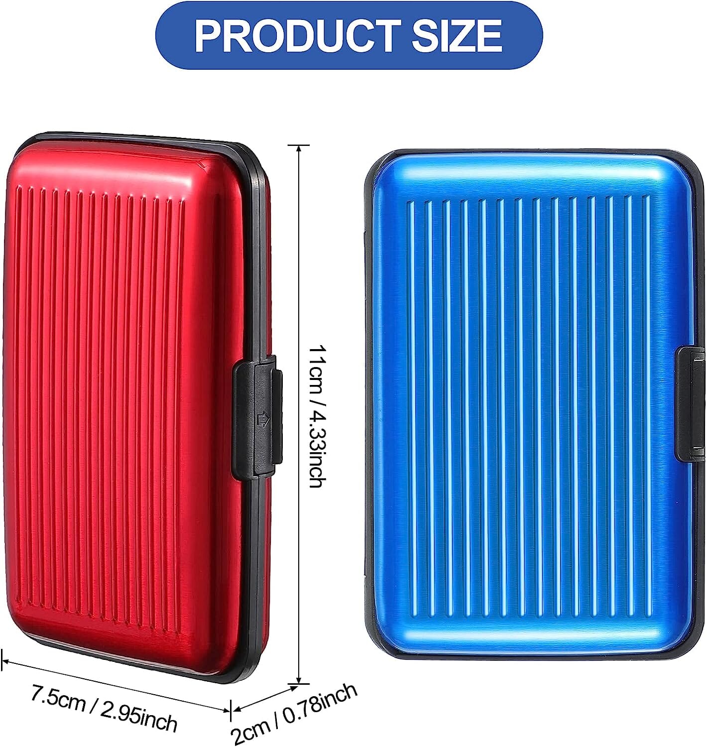 2-Pack: Credit Card Holder Slim Mini RFID Blocking Bags & Travel - DailySale