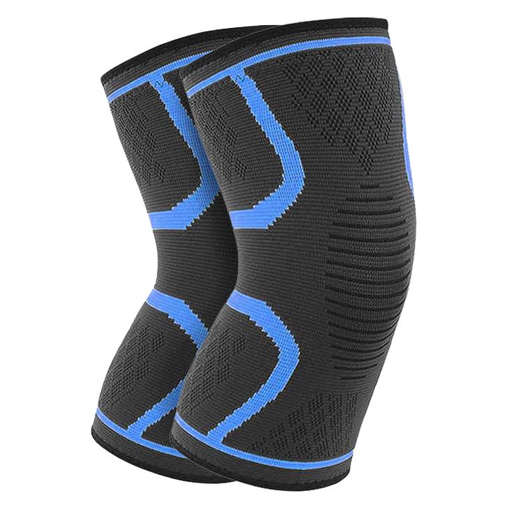 2-Pack: DCF Knee Compression Sleeve Support Sports & Outdoors S Blue - DailySale