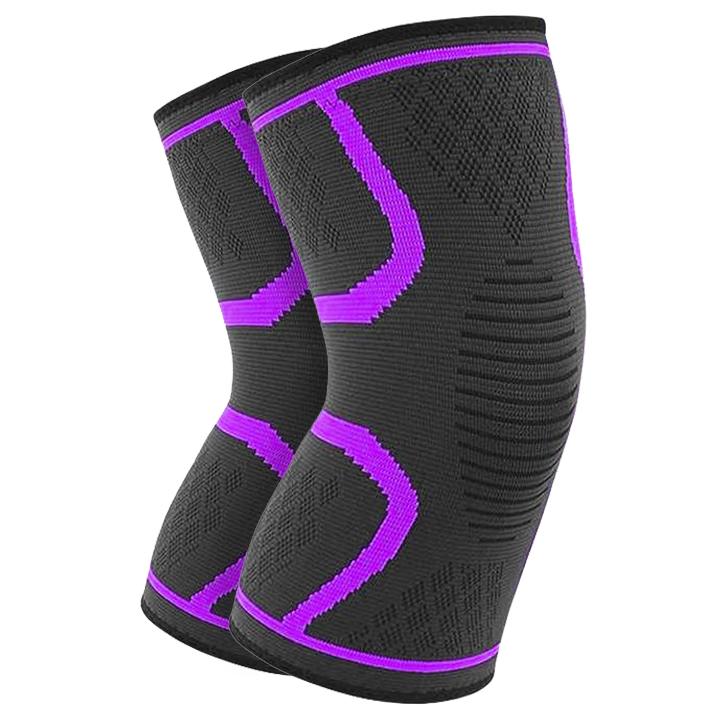 2-Pack: DCF Knee Compression Sleeve Support Sports & Outdoors S Purple - DailySale