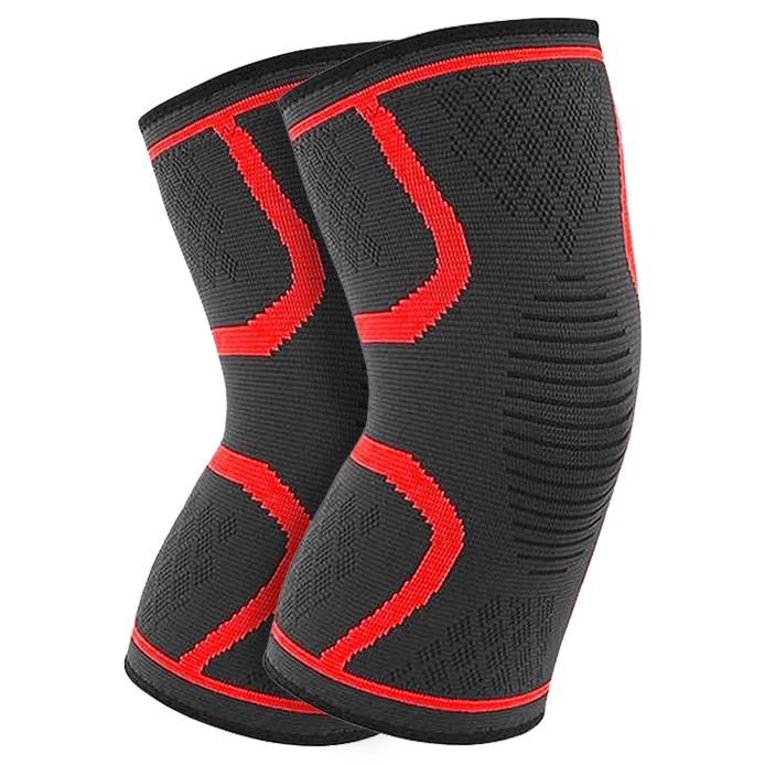 2-Pack: DCF Knee Compression Sleeve Support Sports & Outdoors S Red - DailySale