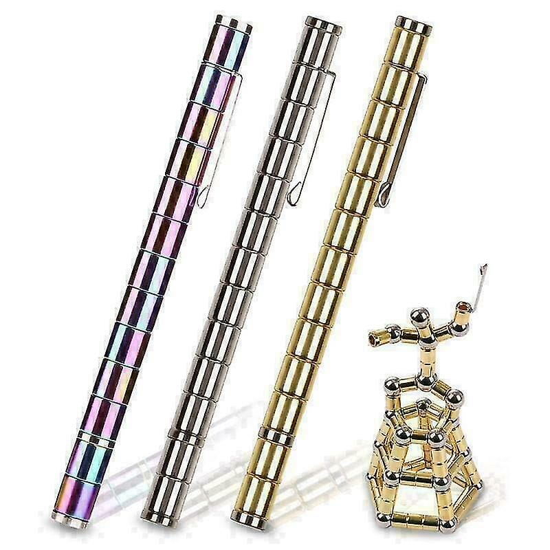 2-Pack: Decompression Magnet Metal Pen Wellness - DailySale