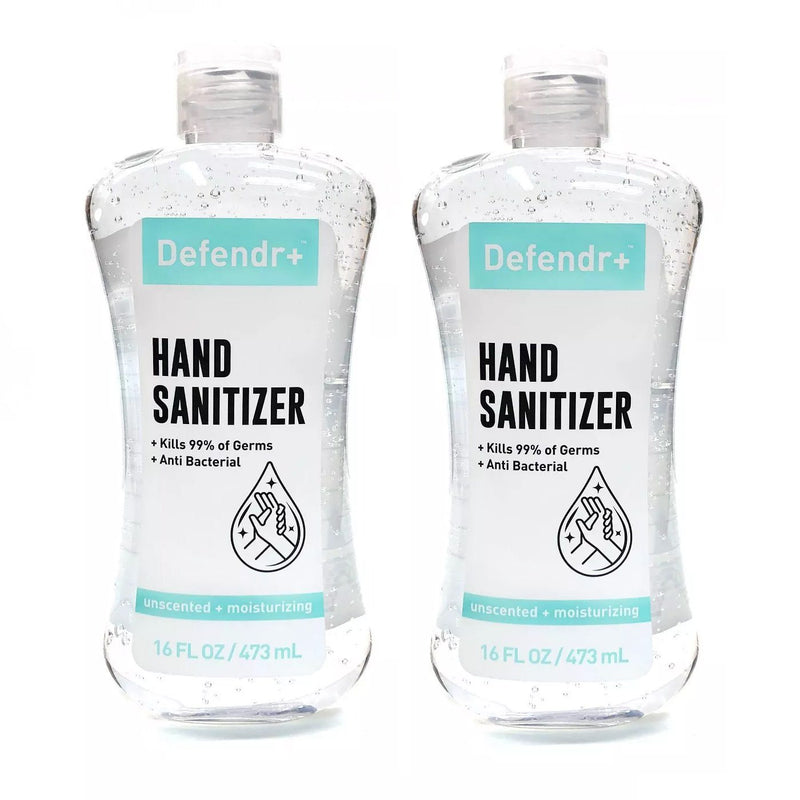 2-Pack: Defendr+ Anti-Bacterial Hand Sanitizer Face Masks & PPE - DailySale
