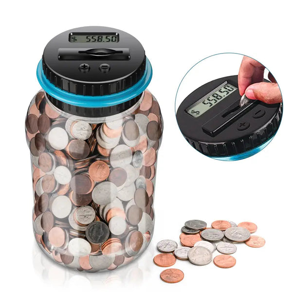 2-Pack: Digital Counting Money Jar Everything Else - DailySale