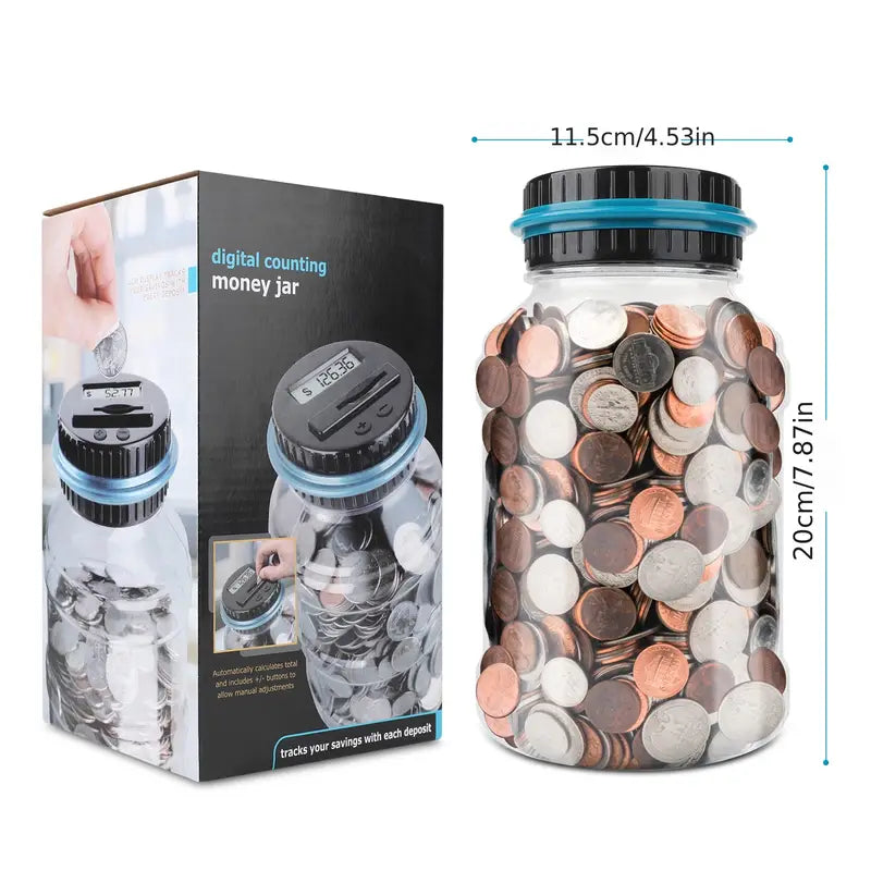 2-Pack: Digital Counting Money Jar Everything Else - DailySale