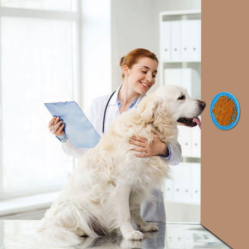 2-Pack: Dog Lick Pad Pet Shower Grooming Slow Feeder Distraction Mat Pet Supplies - DailySale