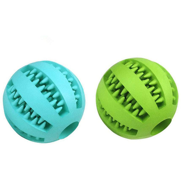 2-Pack: Dog Teething Toy Balls Pet Supplies - DailySale