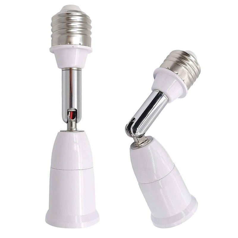 2-Pack: E26/E27 Lamp Holder Extender Indoor Lighting - DailySale