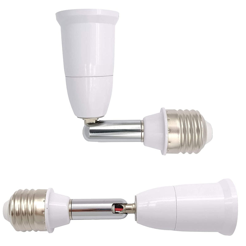 2-Pack: E26/E27 Lamp Holder Extender Indoor Lighting - DailySale